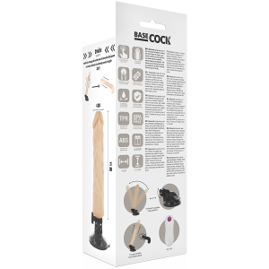 Basecock Realistische Vibrator met Afstandsbediening van TPE Basecock Realistische Vibrator met Afstandsbediening van TPE - Afbeelding 5