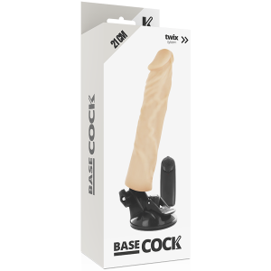 Basecock Realistische Vibrator met Afstandsbediening en Zuignap Basecock Realistische Vibrator met Afstandsbediening en Zuignap - Afbeelding 4