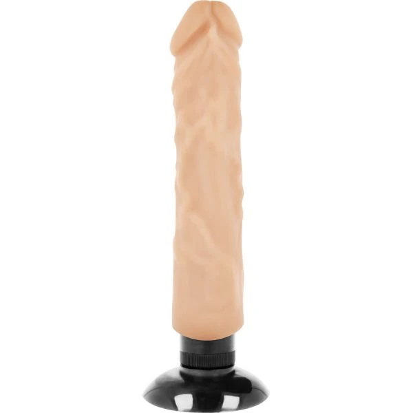 Basecock Realistische Vibrator 2-in-1 met Zuignap Basecock Realistische Vibrator 2-in-1 met Zuignap