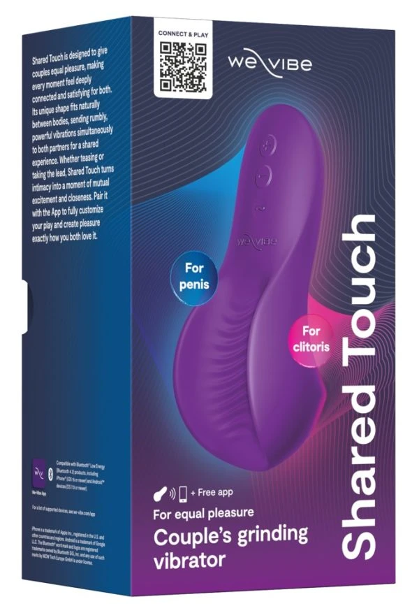 We-Vibe Shared Touch Couple Vibrator and Masturbator made of Silicone