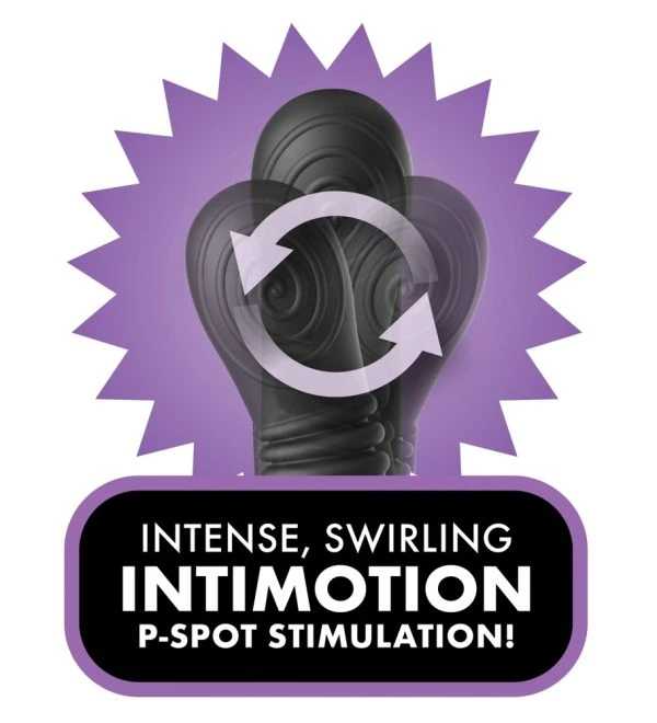 Anal Fantasy Elite Ass-Gasm IntiMotion Anale Vibrator zwart