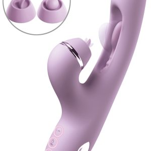 Fantasy For Her Rabbitvibrator G-Touch Pulse Pro met clitorisstimulator, paars Fantasy For Her Rabbitvibrator G-Touch Pulse Pro met clitorisstimulator, paars - Afbeelding 2