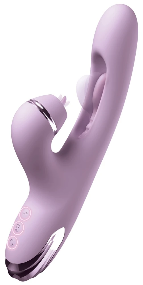 Fantasy For Her Rabbitvibrator G-Touch Pulse Pro met clitorisstimulator, paars Fantasy For Her Rabbitvibrator G-Touch Pulse Pro met clitorisstimulator, paars