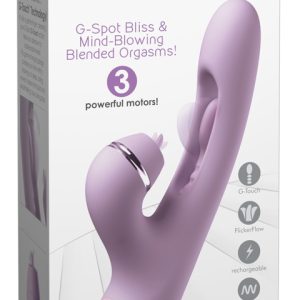 Fantasy For Her Rabbitvibrator G-Touch Pulse Pro met clitorisstimulator, paars Fantasy For Her Rabbitvibrator G-Touch Pulse Pro met clitorisstimulator, paars - Afbeelding 1