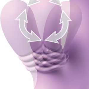 Fantasy For Her Rabbitvibrator IntiMotion Flutter Pro met Clitoris-Stimulator, paars Fantasy For Her Rabbitvibrator IntiMotion Flutter Pro met Clitoris-Stimulator, paars - Afbeelding 5