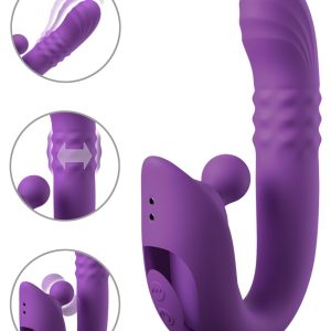 Fantasy For Her Harmoni Pro Rabbitvibrator met clitorisstimulator, paars Fantasy For Her Harmoni Pro Rabbitvibrator met clitorisstimulator, paars - Afbeelding 2