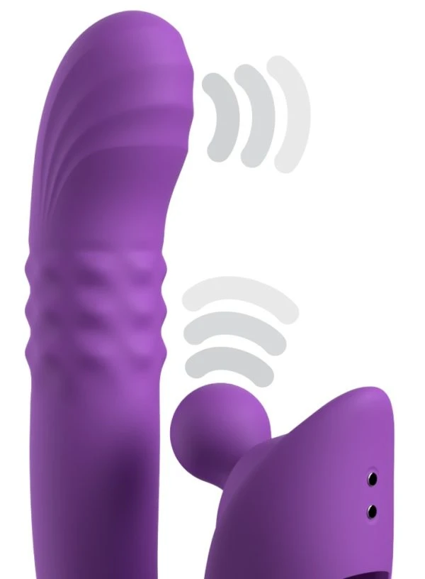 Fantasy For Her Harmoni Pro Rabbitvibrator met clitorisstimulator, paars
