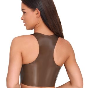 Late X Latex-Top smokey transparent rookgrijs Late X Latex-Top smokey transparent rookgrijs - Afbeelding 4