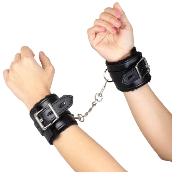 img_154825_0e333bbe725c182131eae17bd604c259_1.png Secretplay Zwarte Bondage-handboeien met Pluche Voering