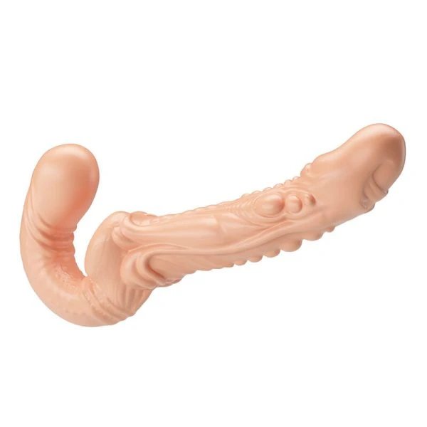 Baile Emma Textured Double Penetration Strap-on Dildo Baile Emma Textured Double Penetration Strap-on Dildo