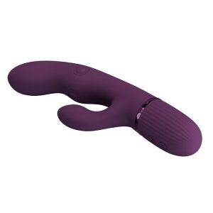 Pretty Love Zach oplaadbare konijnenvibrator met stootfuncties, paars Pretty Love Zach oplaadbare konijnenvibrator met stootfuncties, paars - Afbeelding 7