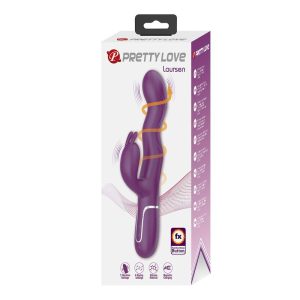 Pretty Love Loursen Konijnenvibrator met stootbeweging en trilling, paars Pretty Love Loursen Konijnenvibrator met stootbeweging en trilling, paars - Afbeelding 3