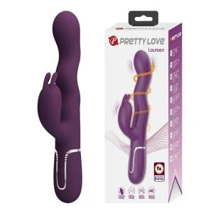 Pretty Love Loursen Hase-Vibrator mit Stoßbewegung und Vibration, lila