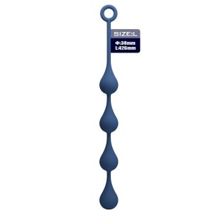 Mr Play siliconen anaalkralen maat L 42,6 cm blauw Mr Play siliconen anaalkralen maat L 42,6 cm blauw - Afbeelding 2