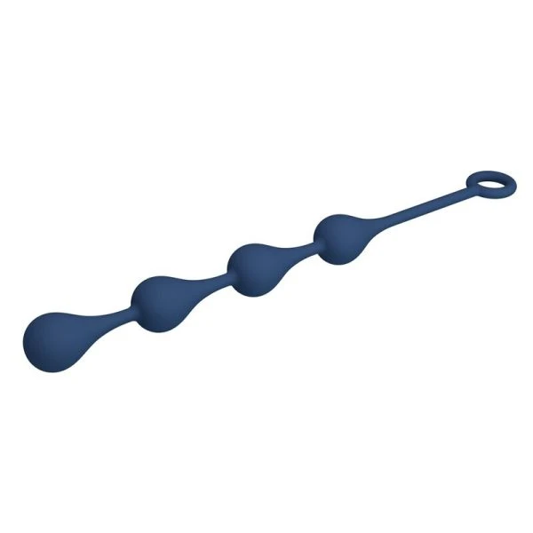 Mr Play Siliconen Analkralen Maat M 33 cm blauw Mr Play Siliconen Analkralen Maat M 33 cm blauw