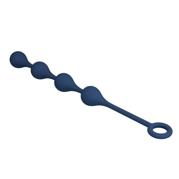 Mr Play Siliconen Analkralen Maat M 33 cm blauw Mr Play Siliconen Analkralen Maat M 33 cm blauw