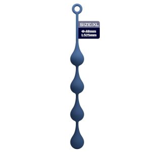 Mr Play Siliconen Analkralen XL 52,5 cm blauw Mr Play Siliconen Analkralen XL 52,5 cm blauw - Afbeelding 2