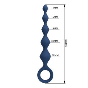 Mr Play Siliconen analkralen met anaalplug 20,4 cm blauw Mr Play Siliconen analkralen met anaalplug 20,4 cm blauw - Afbeelding 9