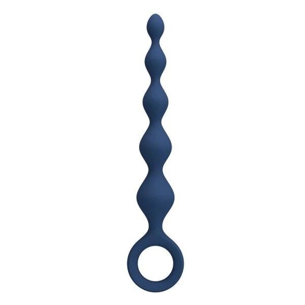 Mr Play Siliconen analkralen met anaalplug 20,4 cm blauw Mr Play Siliconen analkralen met anaalplug 20,4 cm blauw