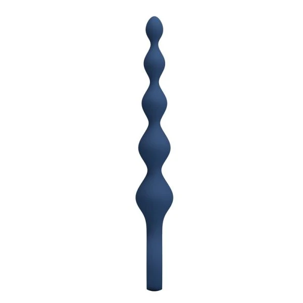 Mr Play Siliconen analkralen met anaalplug 20,4 cm blauw Mr Play Siliconen analkralen met anaalplug 20,4 cm blauw