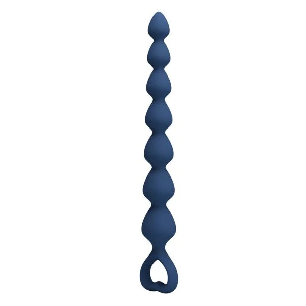 Mr Play Silicone analkralen met anaalplug 26,7 cm blauw Mr Play Silicone analkralen met anaalplug 26,7 cm blauw