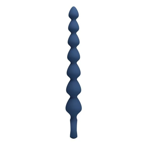 Mr Play Silicone analkralen met anaalplug 26,7 cm blauw Mr Play Silicone analkralen met anaalplug 26,7 cm blauw