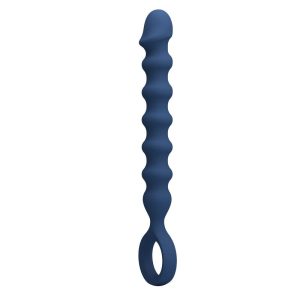 Mr Play siliconen anusballetjes en anaalplug blauw 34 mm 28,5 cm Mr Play siliconen anusballetjes en anaalplug blauw 34 mm 28,5 cm - Afbeelding 4