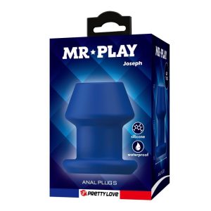 Mr Play Jack Hohler Silikon-Analplug Maat S blauw Mr Play Jack Hohler Silikon-Analplug Maat S blauw - Afbeelding 3