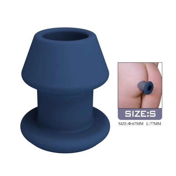 Mr Play Jack Hohler Silikon-Analplug Maat S blauw Mr Play Jack Hohler Silikon-Analplug Maat S blauw
