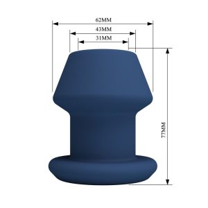 Mr Play Jack Hohler Silikon-Analplug Maat S blauw Mr Play Jack Hohler Silikon-Analplug Maat S blauw - Afbeelding 8