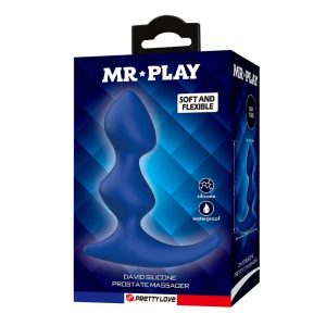 Mr Play Ergonomische siliconen anaalplug blauw Mr Play Ergonomische siliconen anaalplug blauw - Afbeelding 2