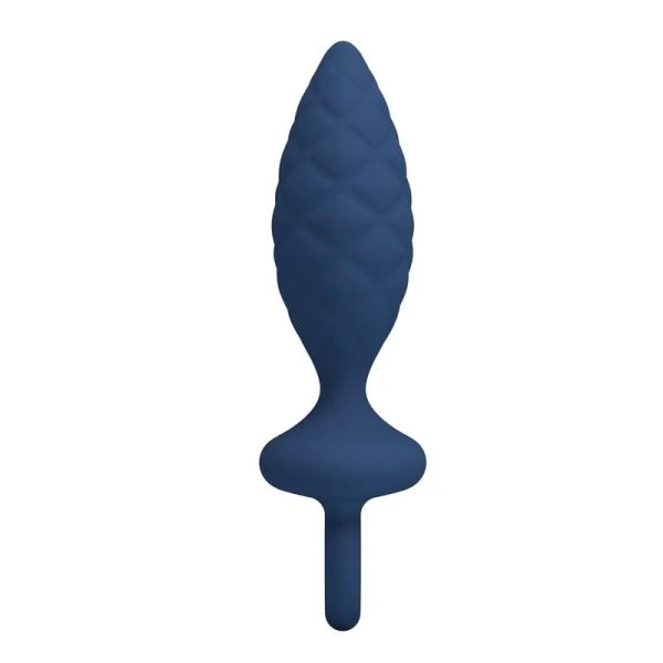 Mr Play Anaalplug met gestructureerd oppervlak Blauw L Mr Play Anaalplug met gestructureerd oppervlak Blauw L