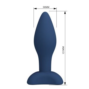Mr Play Conische siliconen anaalplug Blauw Maat L Mr Play Conische siliconen anaalplug Blauw Maat L - Afbeelding 8