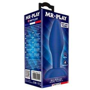 Mr Play Conische siliconen anaalplug Blauw Maat L Mr Play Conische siliconen anaalplug Blauw Maat L - Afbeelding 3