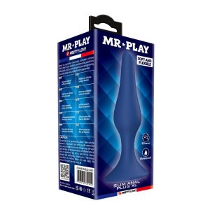 Mr Play Conische siliconen anaalplug XL blauw Mr Play Conische siliconen anaalplug XL blauw - Afbeelding 3