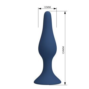 Mr Play Siliconen Anaalplug slank Blauw L Mr Play Siliconen Anaalplug slank Blauw L - Afbeelding 8