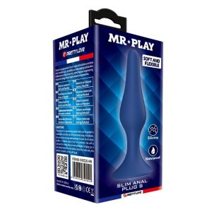 Mr Play Siliconen anale plug Slim maat S blauw Mr Play Siliconen anale plug Slim maat S blauw - Afbeelding 8
