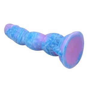 Power Monsters Alien Fantasy Siliconen Dildo 20,5 cm Ø 4,8 cm blauw-paars Power Monsters Alien Fantasy Siliconen Dildo 20,5 cm Ø 4,8 cm blauw-paars - Afbeelding 6