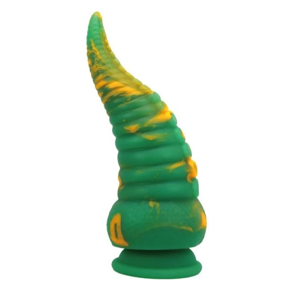 Power Monsters Fantasy-Silikondildo Abyssal Colossus 22,5 cm groen-geel Power Monsters Fantasy-Silikondildo Abyssal Colossus 22,5 cm groen-geel