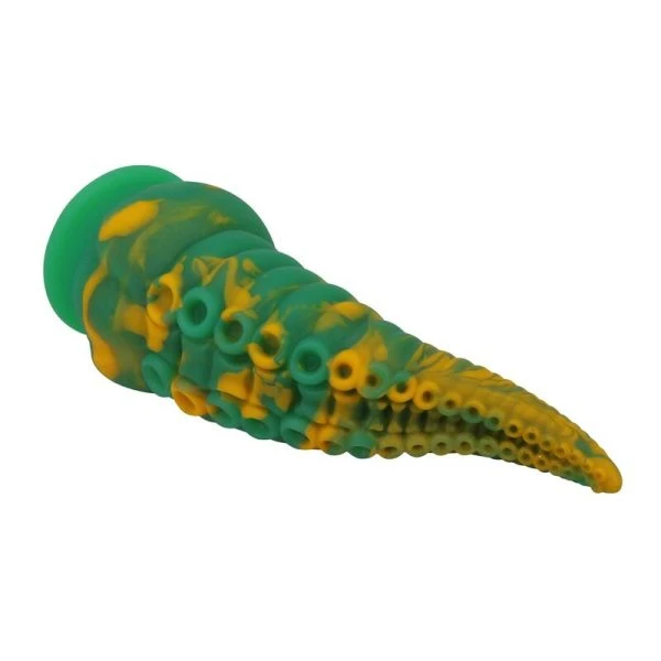 Power Monsters Fantasy-Silikondildo Abyssal Colossus 22,5 cm groen-geel Power Monsters Fantasy-Silikondildo Abyssal Colossus 22,5 cm groen-geel