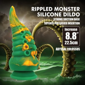 Power Monsters Fantasy-Silikondildo Abyssal Colossus 22,5 cm groen-geel Power Monsters Fantasy-Silikondildo Abyssal Colossus 22,5 cm groen-geel - Afbeelding 8