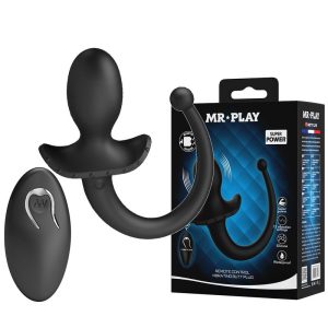 Mr Play Analvibrator met afstandsbediening, siliconen, zwart Mr Play Analvibrator met afstandsbediening, siliconen, zwart - Afbeelding 10