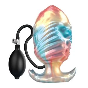Power Monsters Ebon Leviathan opblaasbare fantasie-anale plug 18 cm