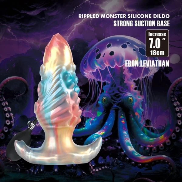 Power Monsters Ebon Leviathan opblaasbare fantasie-anale plug 18 cm Power Monsters Ebon Leviathan opblaasbare fantasie-anale plug 18 cm
