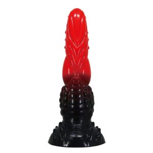 Power Monsters Siliconen Fantasydildo VuurDraak met Zuignap 24,5 cm rood-zwart Power Monsters Siliconen Fantasydildo VuurDraak met Zuignap 24,5 cm rood-zwart - Afbeelding 1