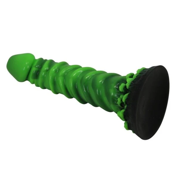 Power Monsters Manticore Fantasy Silikon-Dildo 23 cm Ø 5 cm groen-zwart Power Monsters Manticore Fantasy Silikon-Dildo 23 cm Ø 5 cm groen-zwart