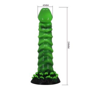 Power Monsters Manticore Fantasy Silikon-Dildo 23 cm Ø 5 cm groen-zwart Power Monsters Manticore Fantasy Silikon-Dildo 23 cm Ø 5 cm groen-zwart - Afbeelding 6