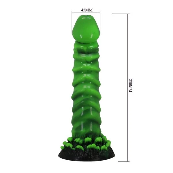 Power Monsters Manticore Fantasy Silikon-Dildo 23 cm Ø 5 cm groen-zwart Power Monsters Manticore Fantasy Silikon-Dildo 23 cm Ø 5 cm groen-zwart