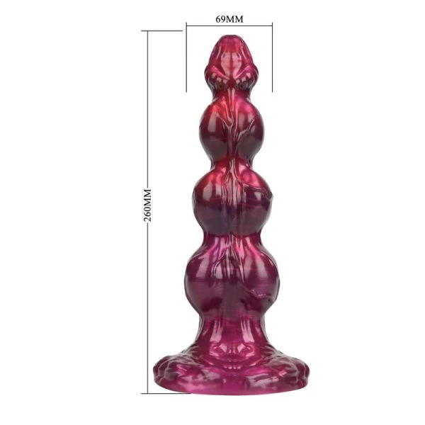 Power Monsters Silicone Dildo Primal Beastlord Pink Translucent 26 cm