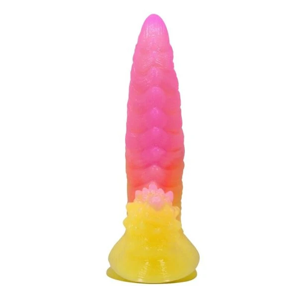 Power Monsters Ripplied Monster Fantasy Dildo met Zuignap 22,5 cm